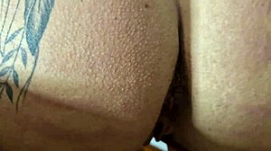 damn, that bitch danaxmuscles slurps and rides neighbor's cock on trailer