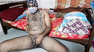 Bed Fetish Struggle for Forced Cum Release