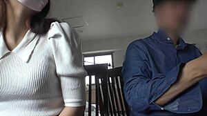 OL Hooks Up with SNS Acquaintance for Steamy Japanese Sex