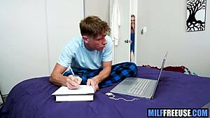 Nerdy step nephew freeuses step aunt dildo blowjob fucking