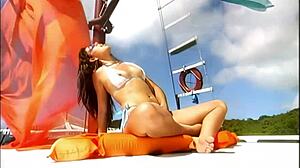 Suggestive Threesome Heat On The Boat