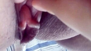 watch her massive clit throb and pulse teasingly on camera