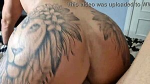 damn, that bitch danaxmuscles slurps and rides neighbor's cock on trailer