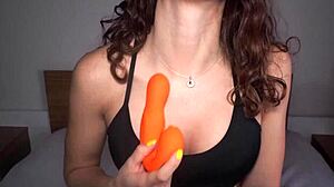 Joi Milf Cums Hard Bent Over With New Big Toy