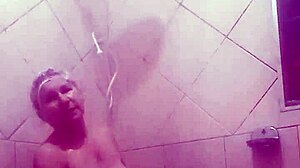 mature brazilian milf in lingerie teases with big natural tits