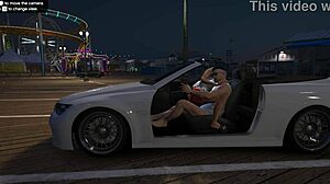 GTA 5 prostitute delivers seductive hooker service game play