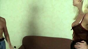 Tall Goddess Amazon Blonde Dominatrix Smothers Man With Her Massive Ass!