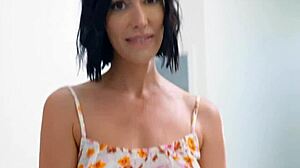 Ricky Spanish fucks friend's sexy petite MILF stepmom Venus Valencia