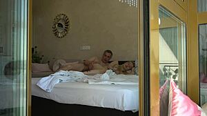 Young Blonde Stepdaughter Rides Stepdad Cowgirl Doggystyle Blowjob!