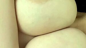 Hot Iranian stepsis accidentally sends big tits masturbation video