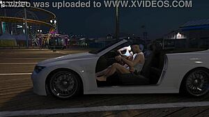 GTA 5 prostitute delivers seductive hooker service game play