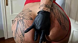 damn, that bitch danaxmuscles slurps and rides neighbor's cock on trailer