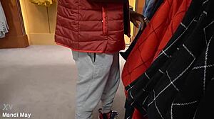 latina sucks big cock bent over for outdoor christmas gifts