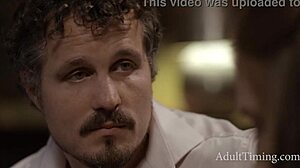 innocent brunette submits to family monster's passionate domination ride