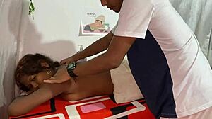 latina amateur cums on homemade interracial big cock massage with huge tits