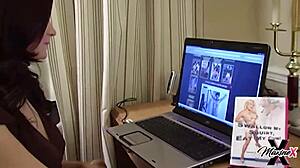 Janessa Jordan Licks Tight Anal Dildo Play