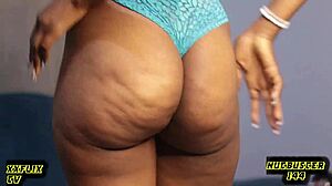 sexy ebony bbw shay twerks big ass bare pussy