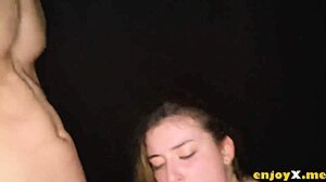 angelique lapiedra horny spanish slut double penetrated shaved pussy by two men hd