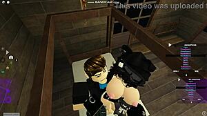 emo roblox girl pounded hard on bed sucking cock