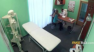doctor massages czech milf's big tits pussy pain away with horny hospital fuck 😍🍑
