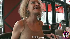 Slutty Milf Béatrice Gangbanged Threesome with Two Monster Cocks