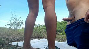 outdoor fun with deep sucking and steamy action