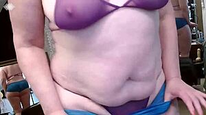 SEXY VOLUPTUOUS DAWN SKYE RIDES HUGE DILDO AFTER STRIPTEASE!