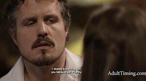 innocent brunette submits to family monster's passionate domination ride