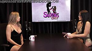 Ana strips teases then takes ripped clothes anal pounding hard