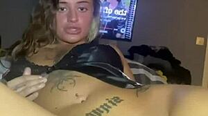 big titty goth girl teases in erotic solo fantasy