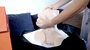 Terry takes wild ride on tantaly's britney angels realistic fuck doll toy test