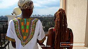 Ebony lesbians oil lick squirt! 💦🍑🔥