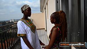 Ebony lesbians oil lick squirt! 💦🍑🔥