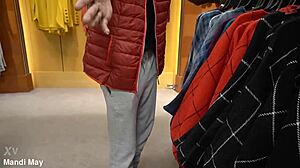 latina sucks big cock bent over for outdoor christmas gifts