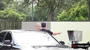 Innocent Stranded Teen 18+ Craves Big Cock Car Banging Secret