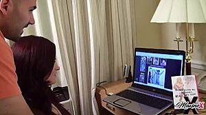 Janessa Jordan Licks Tight Anal Dildo Play