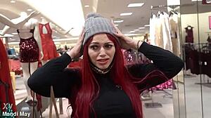 latina sucks big cock bent over for outdoor christmas gifts