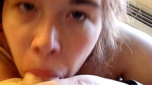 Girlfriend's hotel deepthroat preview leaves cock dripping