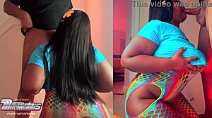 sloppy spit drool soaks wet dick sucking at metromammis