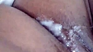 My creamy black pussy craves your thick cum explosion now