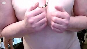 SEXY VOLUPTUOUS DAWN SKYE RIDES HUGE DILDO AFTER STRIPTEASE!