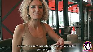 Slutty Milf Béatrice Gangbanged Threesome with Two Monster Cocks