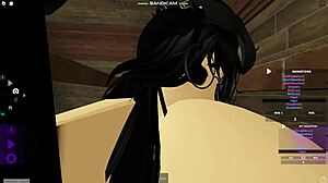 emo roblox girl pounded hard on bed sucking cock