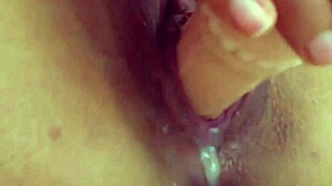 Angelina Greys' Close Pussy Dildo Squirt Explosion