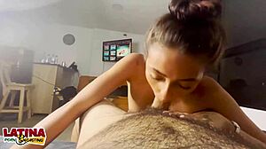 Tiny Latina Teen Struggles with Monster BWC in First Casting