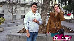 Melanie Bids Farewell to Madrid in Hardcore Fuck with Best Friend's Doggystyle and Bent Over