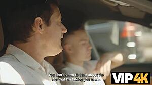 Vip4k. Vengeful brunette wife cheats with doggystyle seduction pounding