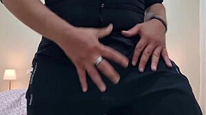 Tattooed Euro Hottie Jerks Hard Cock to Massive Cumshot