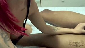 Tight Slut Takes Three Cocks Surprise Creampie Gangbang!