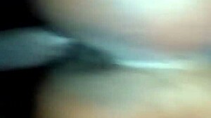 Curvy Black Bride Gets Jizzed on by Fat Husband During Wedding Fuck